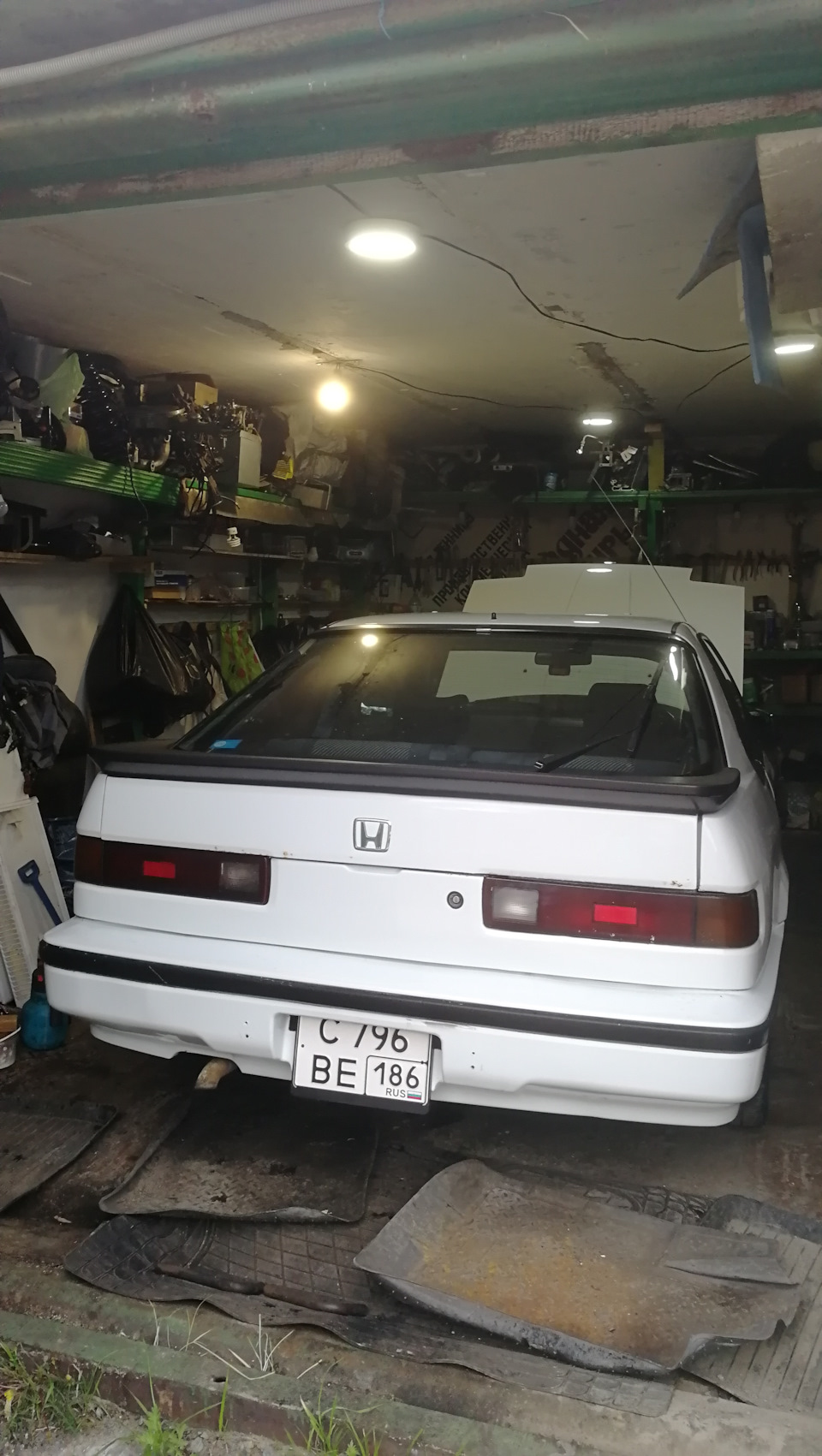 Загнал авто в гараж на свап — Honda Integra (AV, DA1-DA3), 1,8 л, 1987 года  | своими руками | DRIVE2