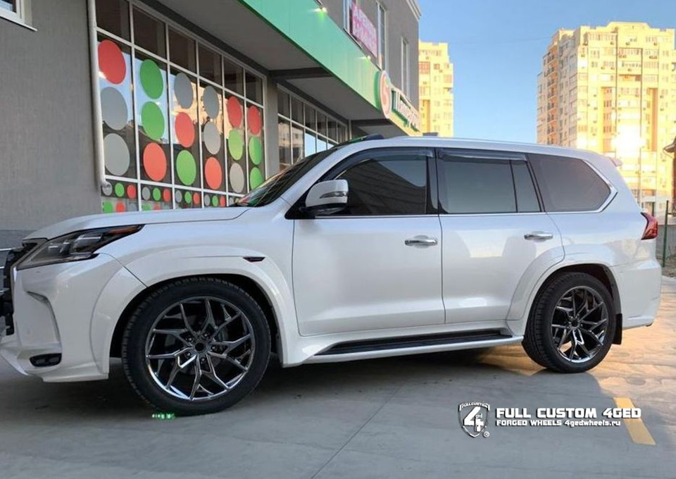 Lexus LX на односоставной ковке FULL CUSTOM 4GED в дизайне FC506 ...