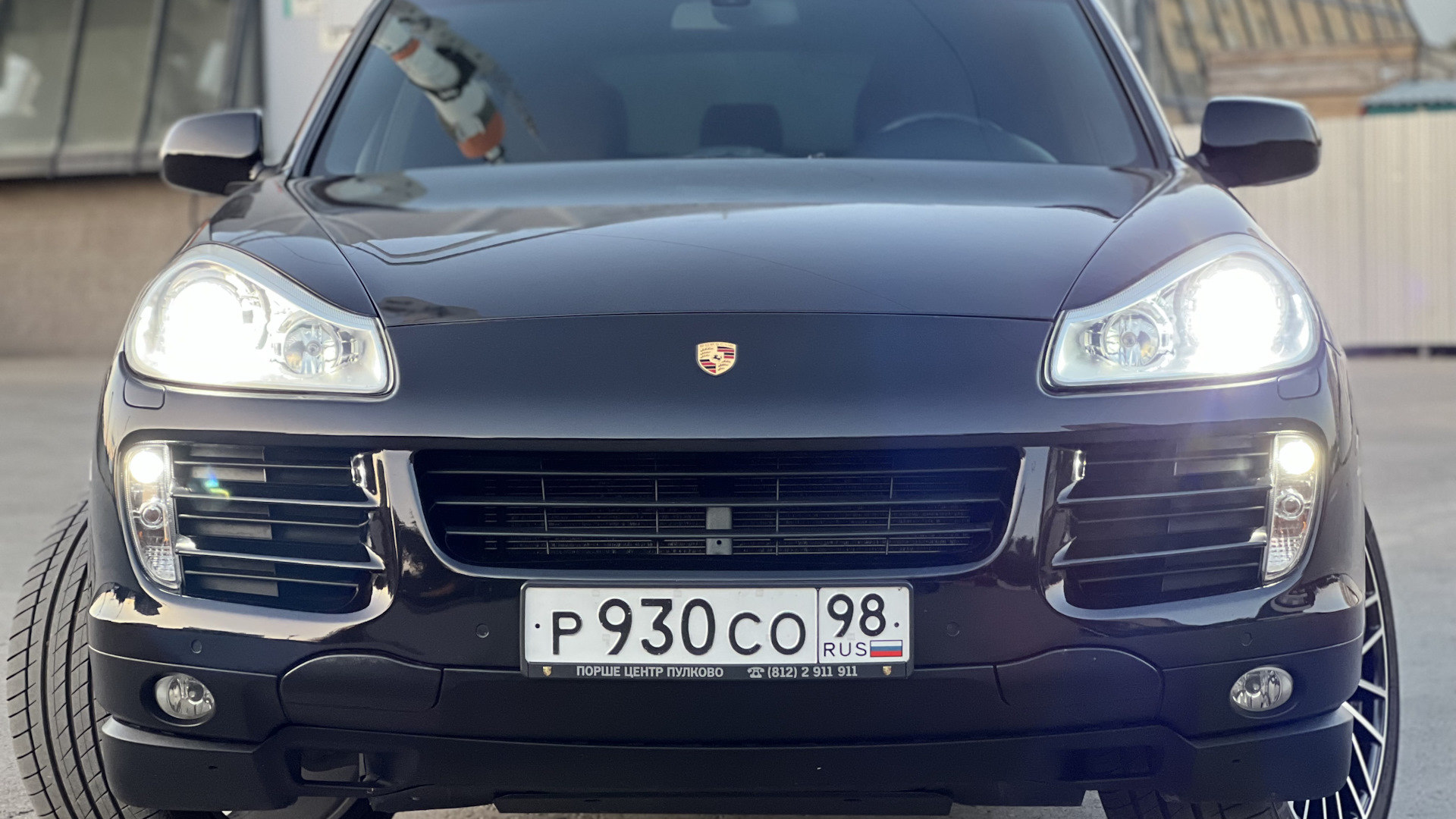 Porsche Cayenne (1G) 955/957 3.6 бензиновый 2008 | ЧёрныйМетал на РыжейКоже  на DRIVE2