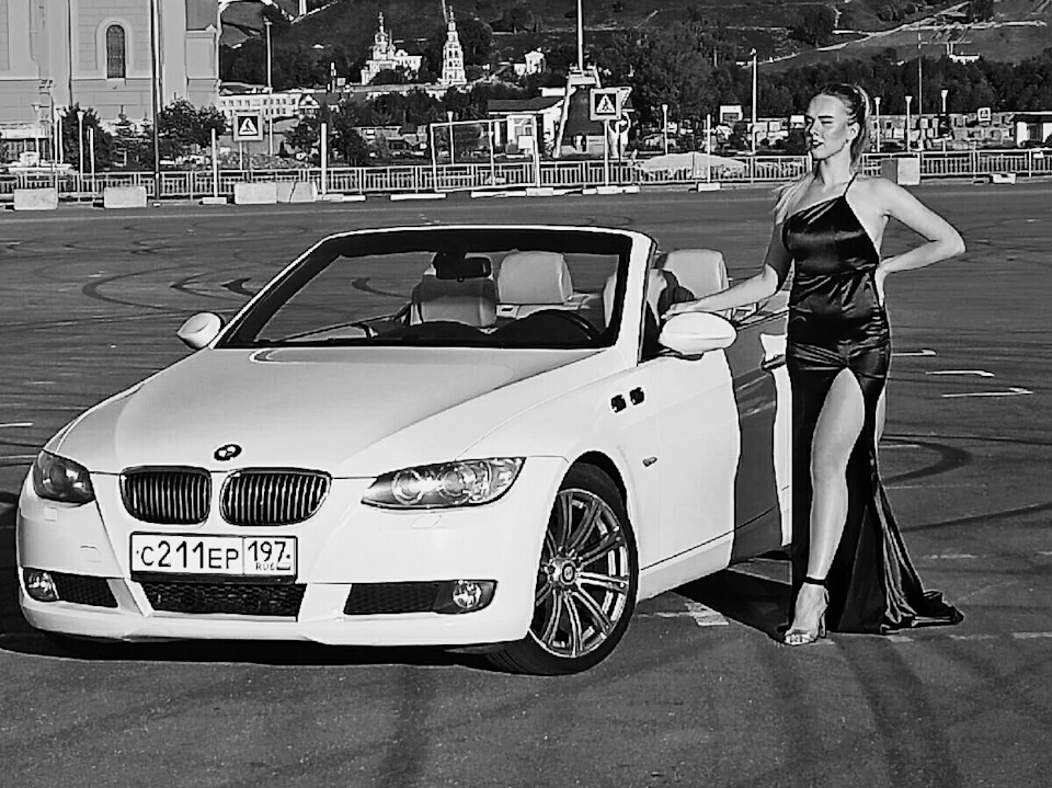 "Черное и Белое" — BMW 3 series Convertible (E93), 2,5 л, 2009 года ...