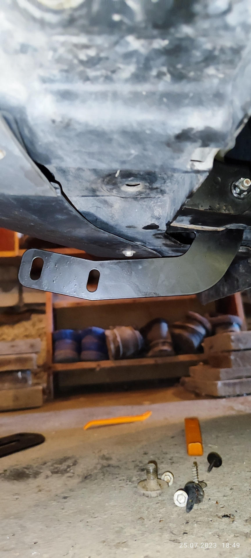 Защита переднего бампера форд Куга 2 — Ford Kuga (2G), 2,5 л, 2016 года ...