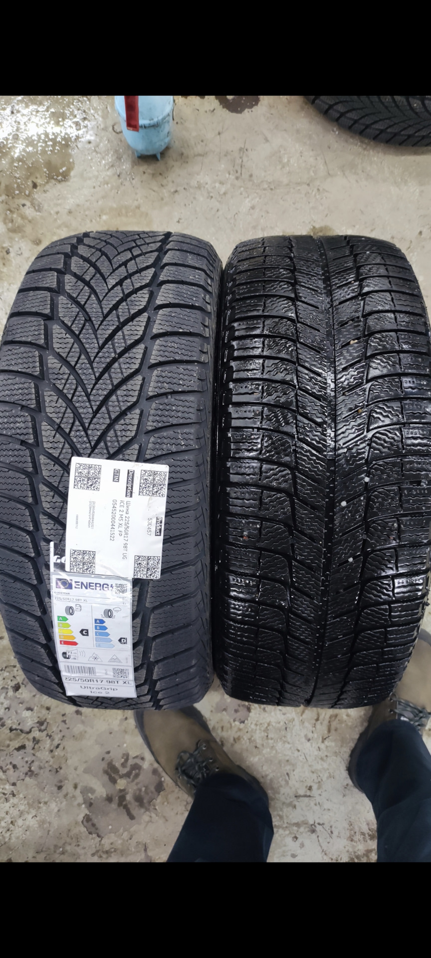 Новые зимние шины goodyear — Skoda Octavia Scout A7 Mk3, 1,8 л, 2015 ...