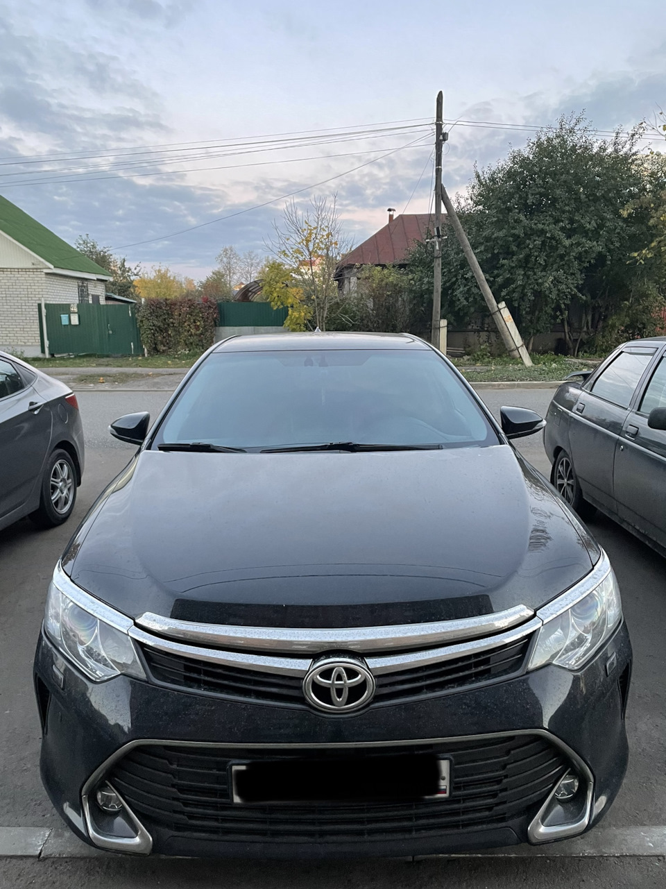 Тонировка лобового 70% — Toyota Camry (XV50), 2,5 л, 2015 года | расходники  | DRIVE2