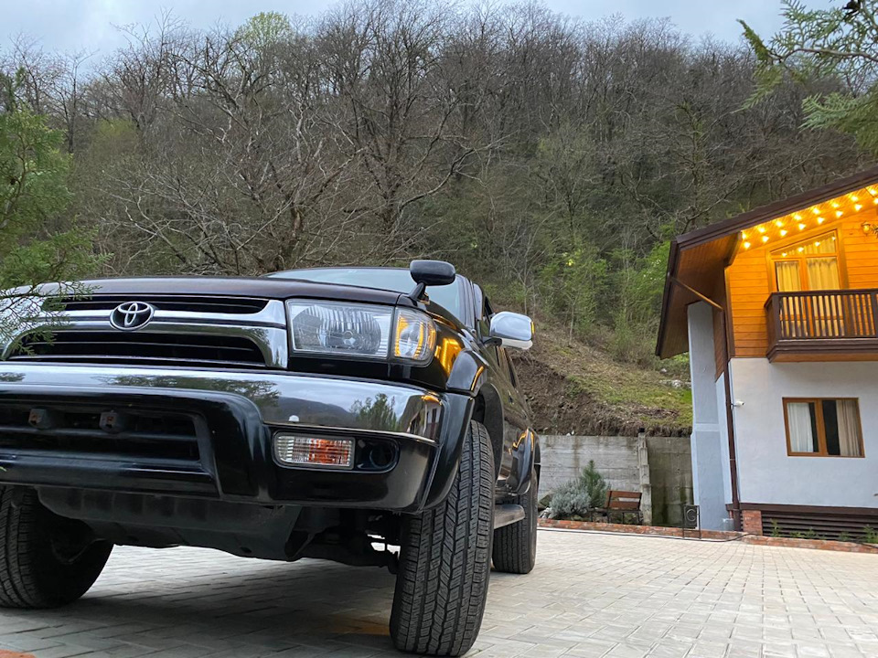 подтраивает на холодную — Toyota Hilux Surf (3G), 3,4 л., 1999 года ...