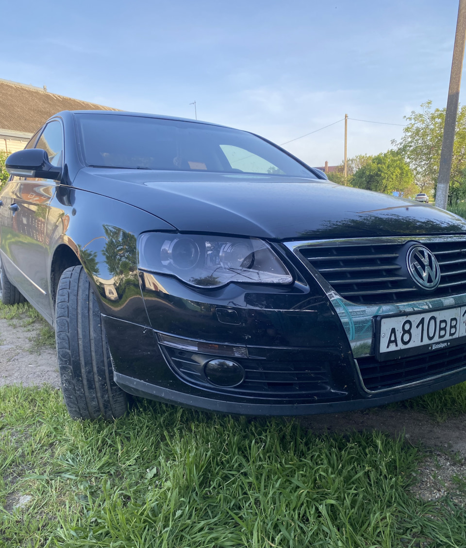 Черная машина должна быть черной. Затемнение пассата ч.1 — Volkswagen Passat  B6, 2 л, 2007 года | стайлинг | DRIVE2