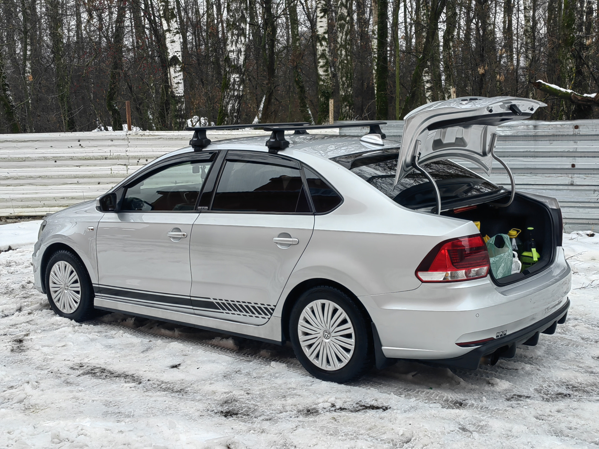 Зимняя Резина Обновление — Volkswagen Polo Sedan, 1,6 л, 2016 года ...