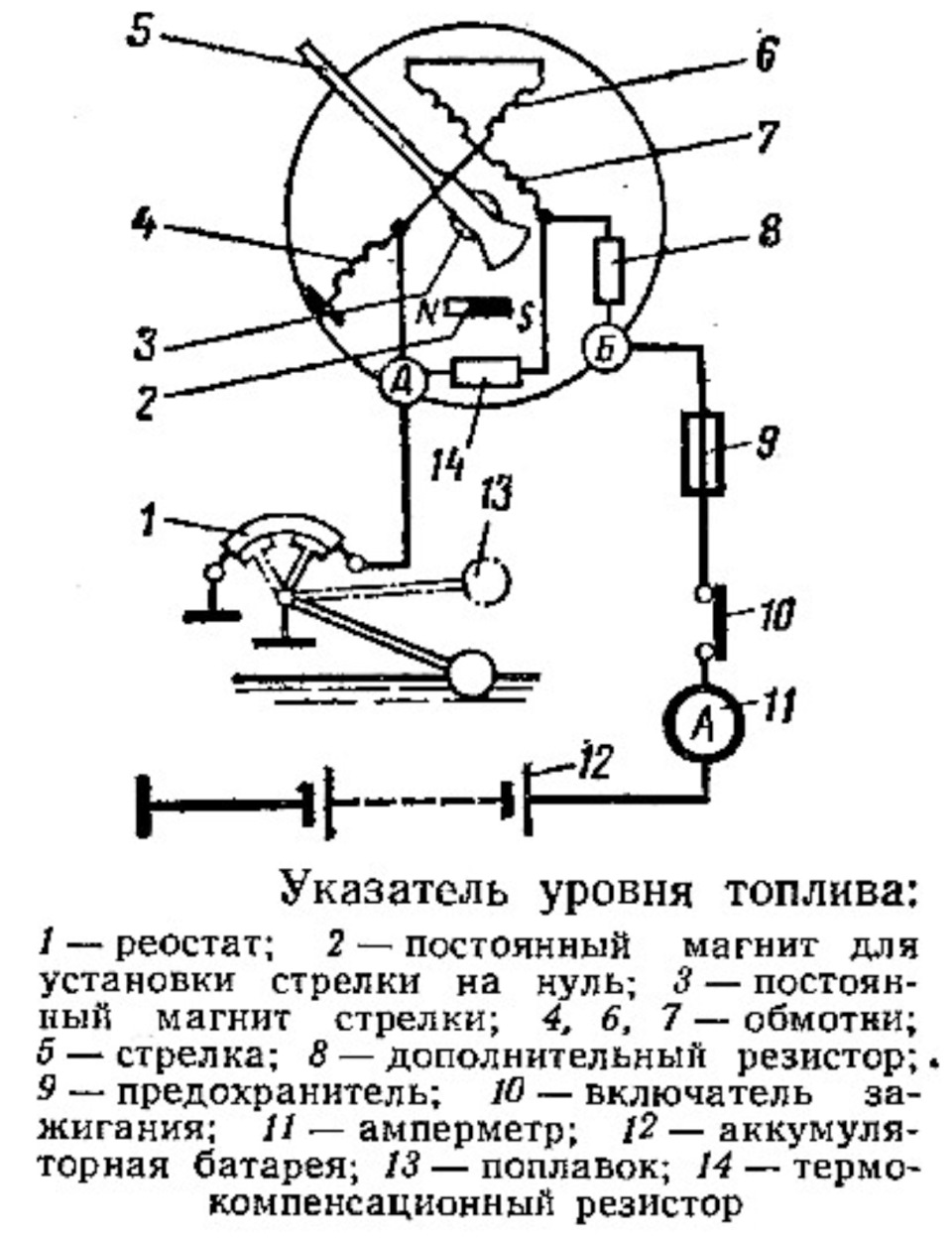 Схема подключения датчика температуры уаз 469