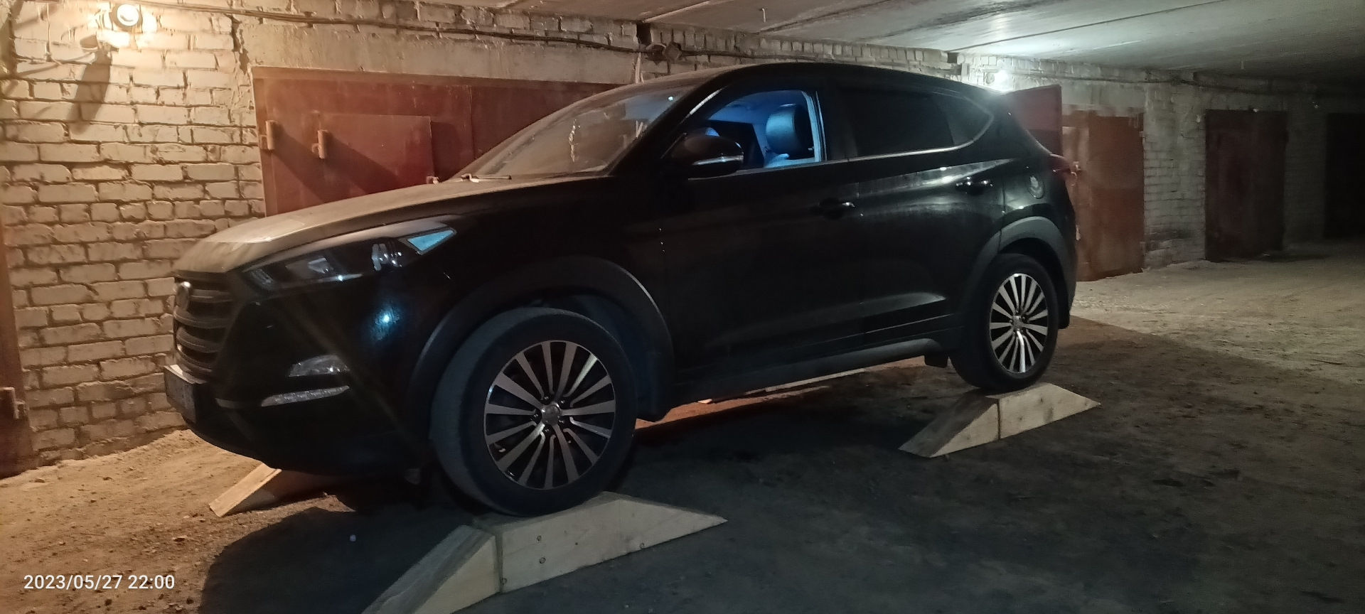 Переносная эстакада — Hyundai Tucson (TL), 2 л, 2017 года | своими ...