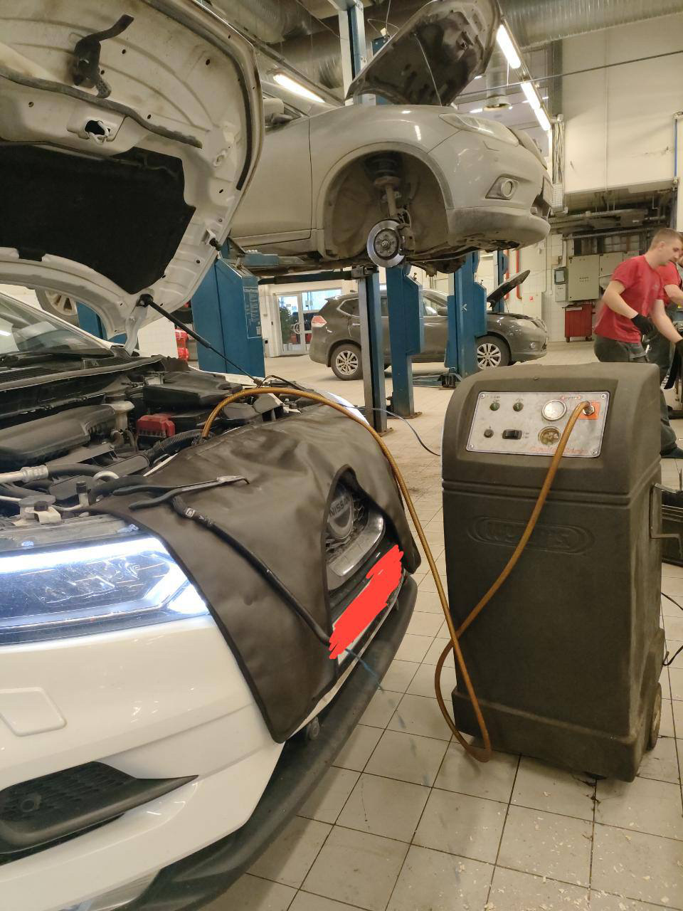 Замена Антифриза и Тормозной жидкости — Nissan Qashqai (2G), 2 л, 2020 ...