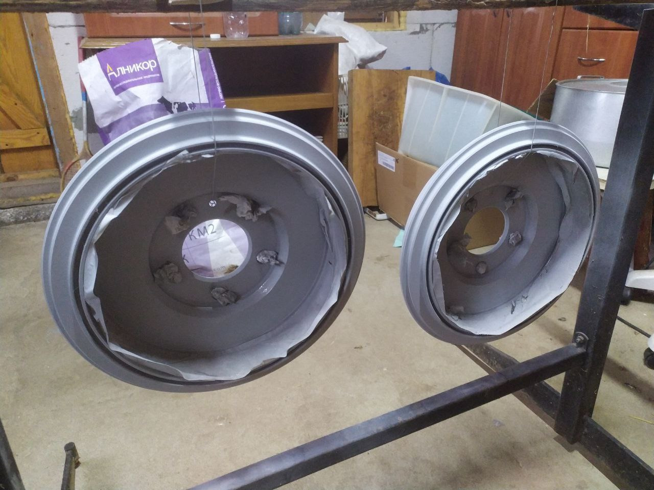 Замена тормозных барабанов на FENOX TO216162 — Volkswagen Polo Sedan, 1 ...