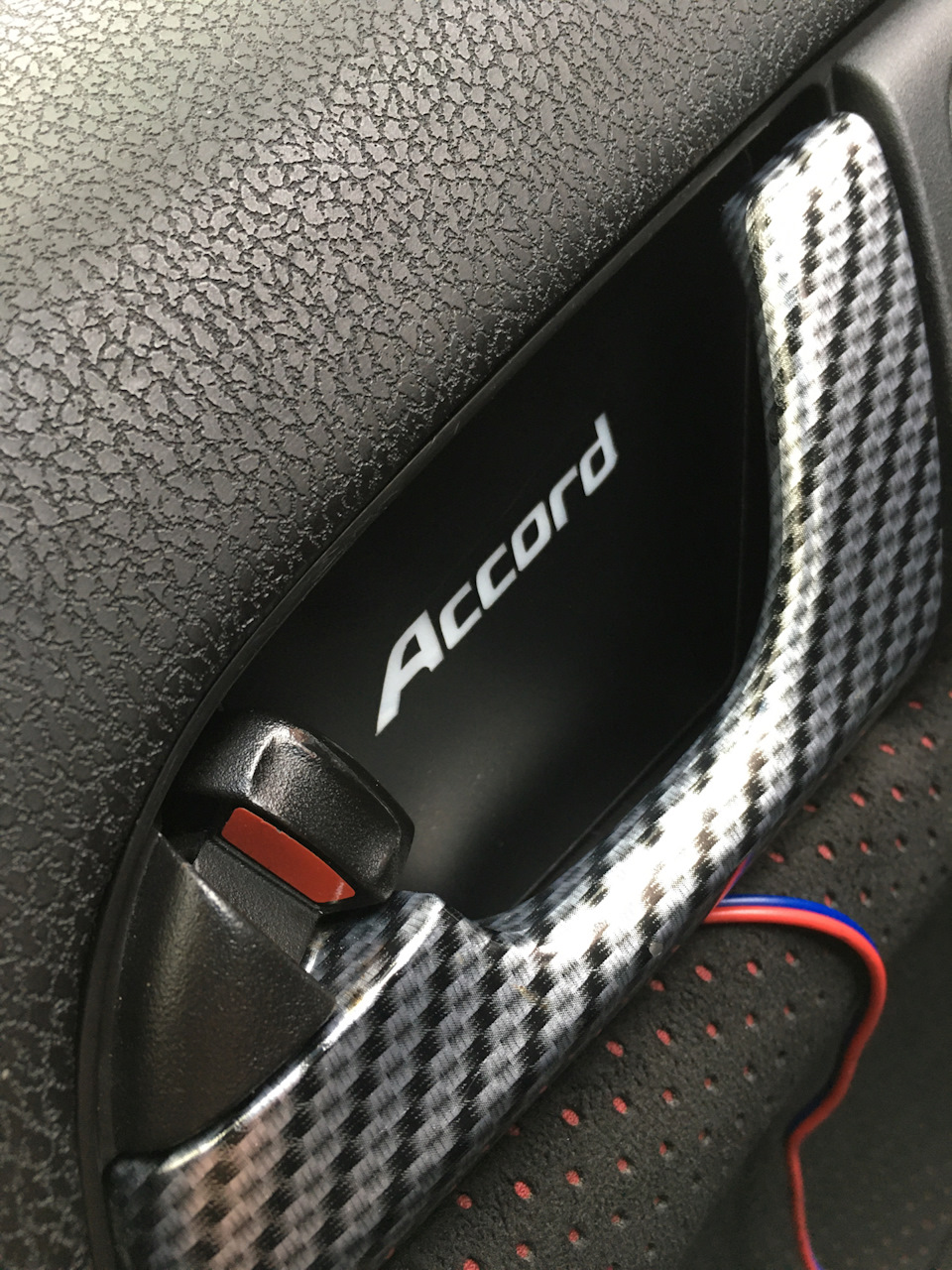Подсветка ручек салона аккорд 8 — Honda Accord (8G), 2,4 л., 2011 года ...