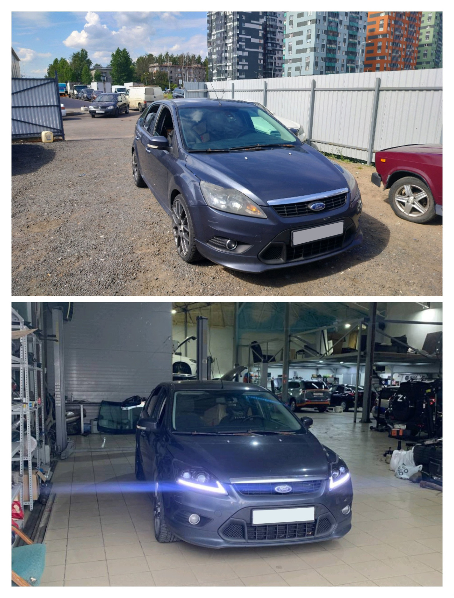 Новые Фары 57000р — Ford Focus Hatchback II, 2 л, 2010 года | стайлинг ...