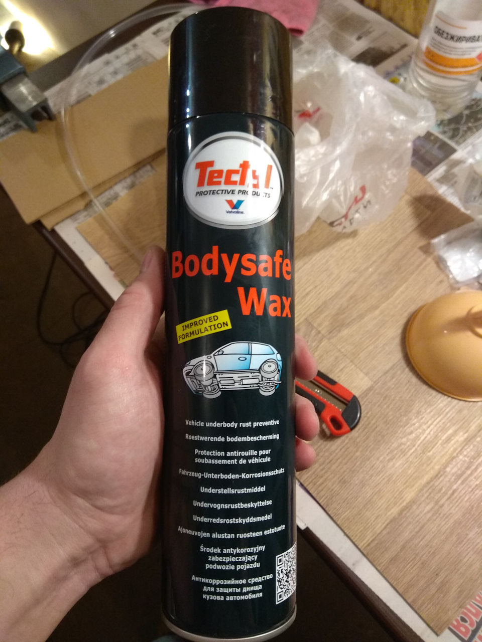 Пороги в Tectyl Bodysafe WAX. — Chevrolet Niva, 1,7 л, 2006 года | кузовной  ремонт | DRIVE2