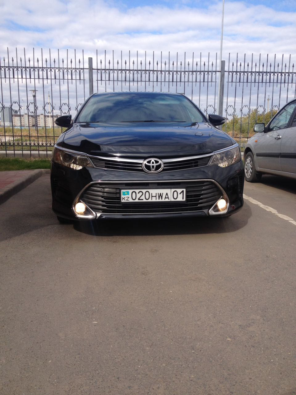 Затемнение передних фар — Toyota Camry (XV50), 2,5 л, 2014 года | тюнинг |  DRIVE2