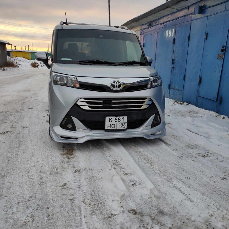 Примерка обвеса. - Toyota Tank, 1 л, 2017 года тюнинг DRIVE2