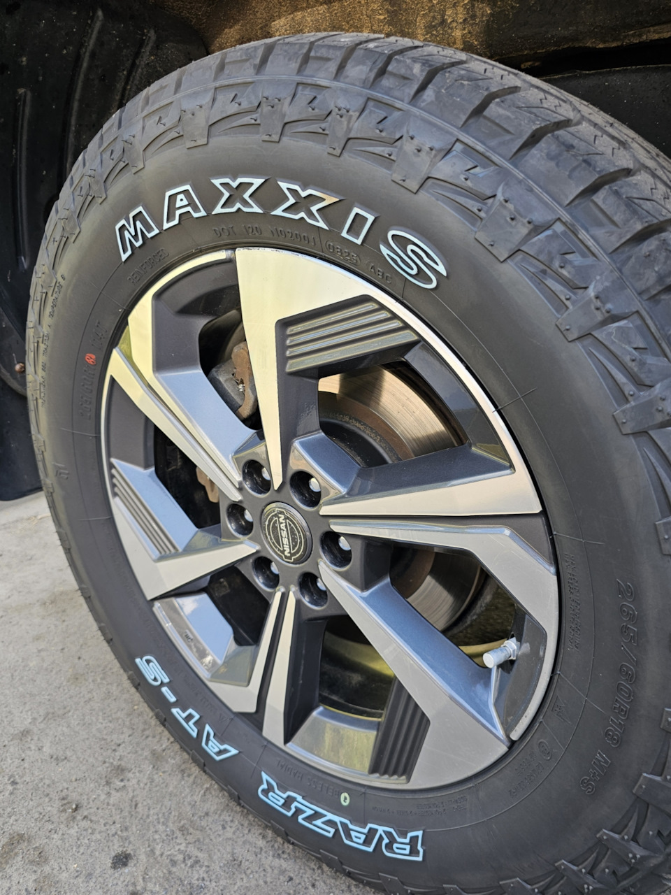 Фото в бортжурнале Oting Paladin. Запчасти на фото: Maxxis AT-781 Razr ATS