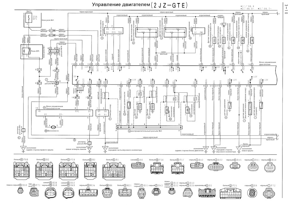 Электрические схемы 2jz Gte Aristo Jzs, 2jz Gte Wiring Diagram