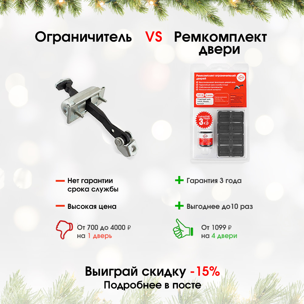 Ремкомплект VS Ограничитель двери + Разыгрываем скидку 15% на покупку ...