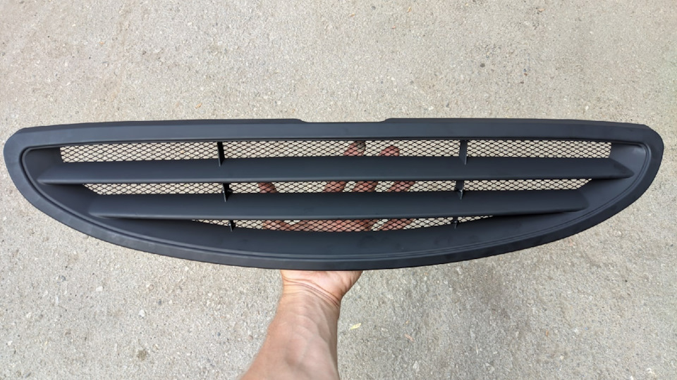 ПОКРАСКА РЕШЕТКИ РАДИАТОРА + УСТАНОВКА СЕТКИ — Hyundai Accent (2G), 1,5 ...
