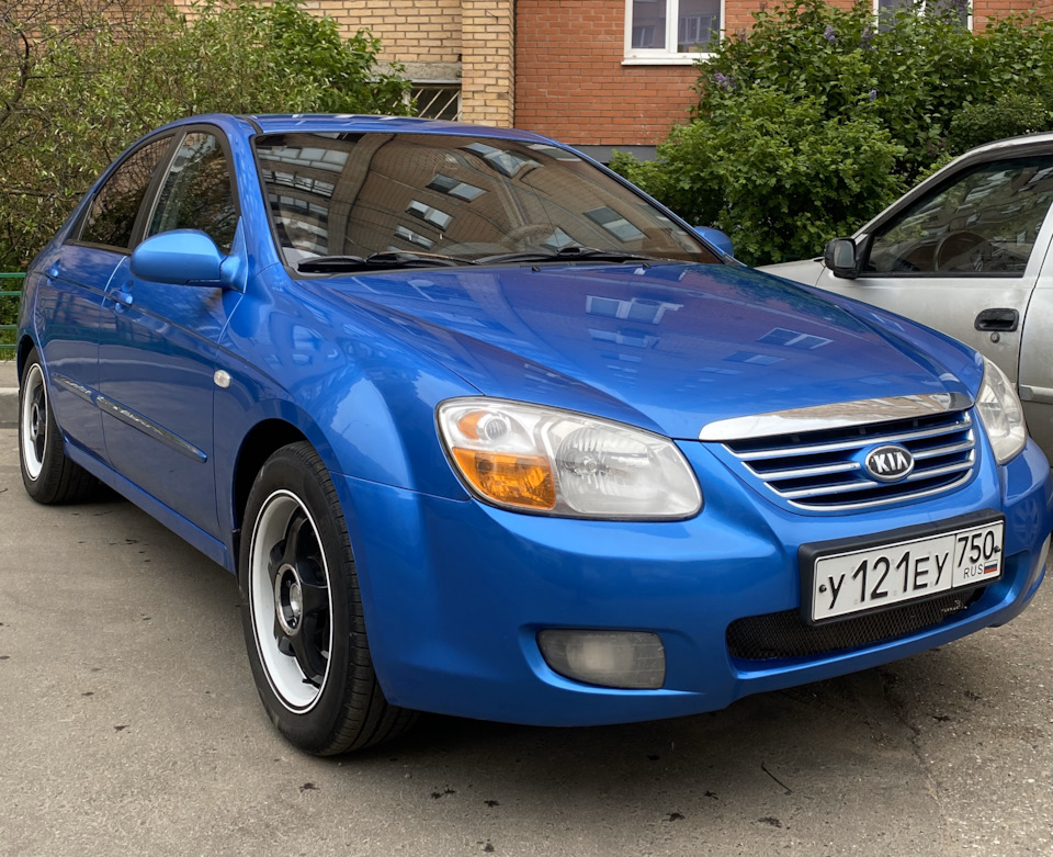 Радиатор кондиционера. — KIA Cerato (1G), 1,6 л, 2006 года | визит на ...
