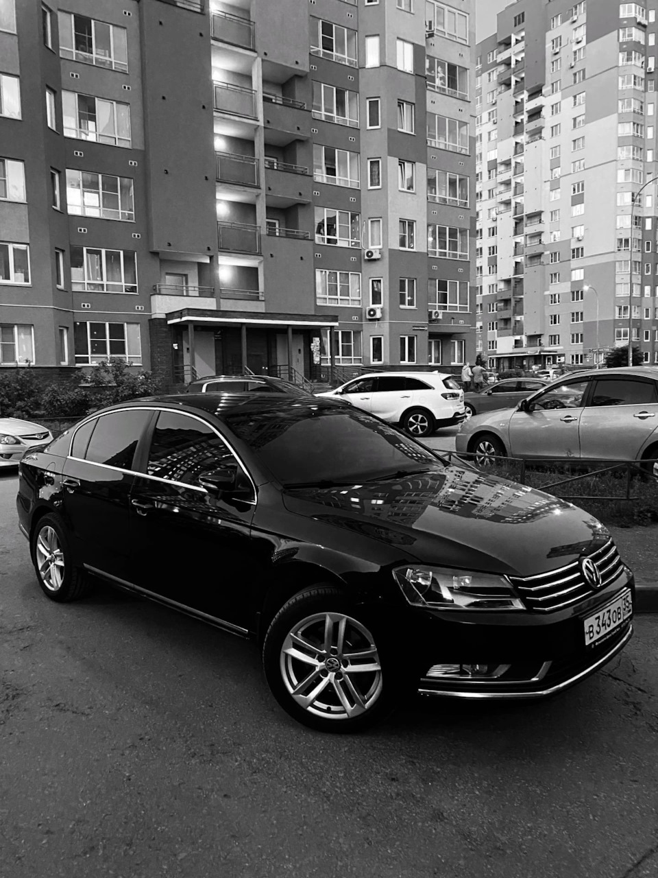 Переобул машину Настюше💣 — Volkswagen Passat B7, 1,4 л, 2012 года |  колёсные диски | DRIVE2