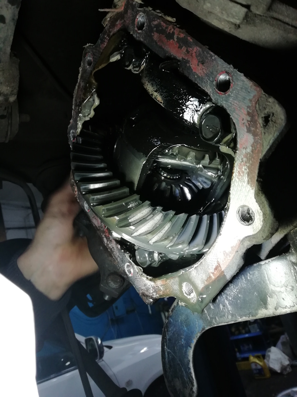 Замена сальника в заднем редукторе ипсум 15 — Toyota Ipsum (10), 2 л ...