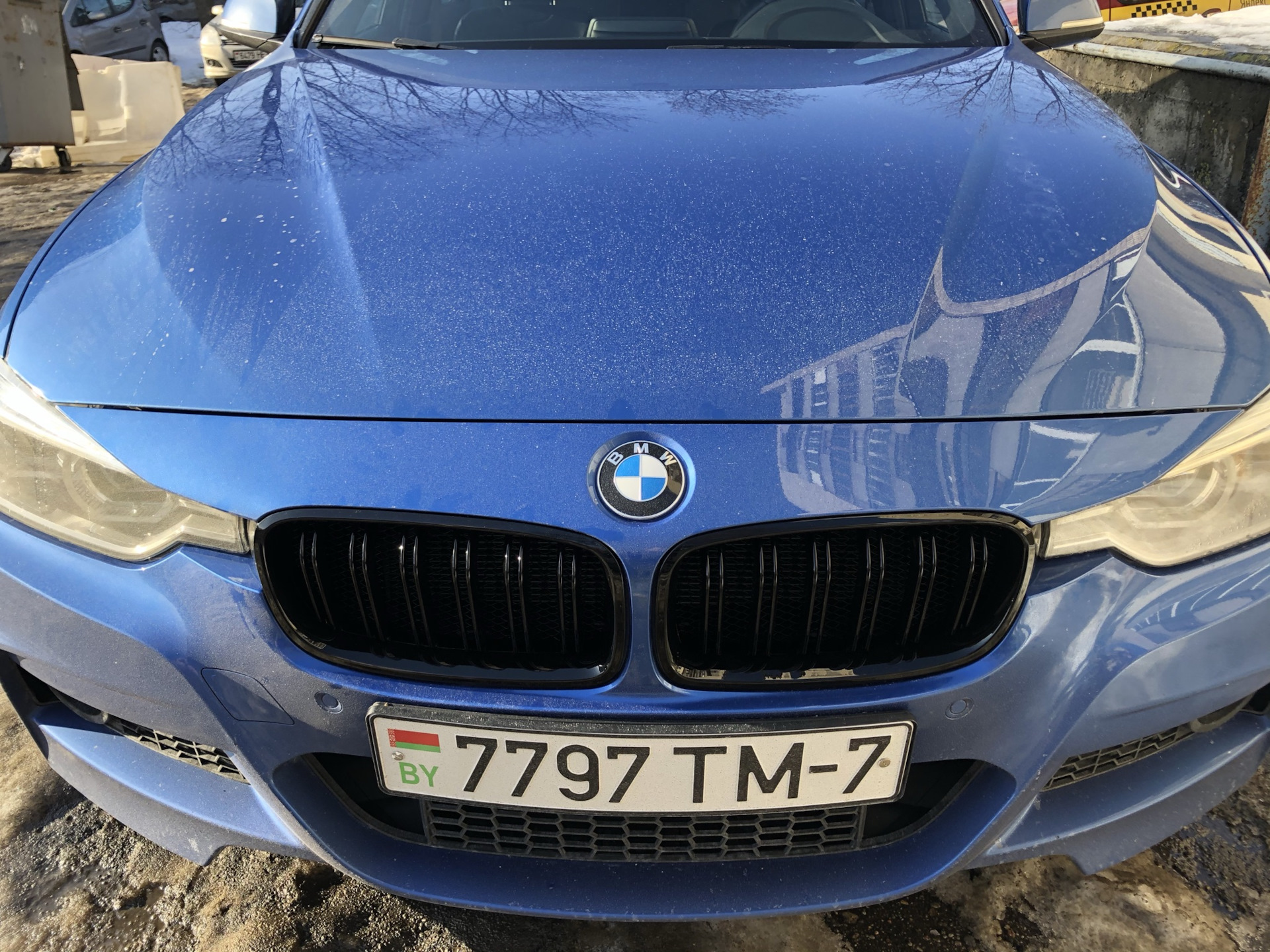 замена ноздрей bmw f30