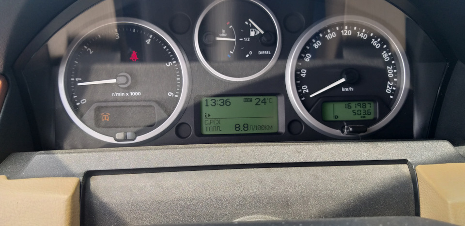Замерил расход топлива. — Land Rover Discovery III, 2,7 л, 2008 года ...