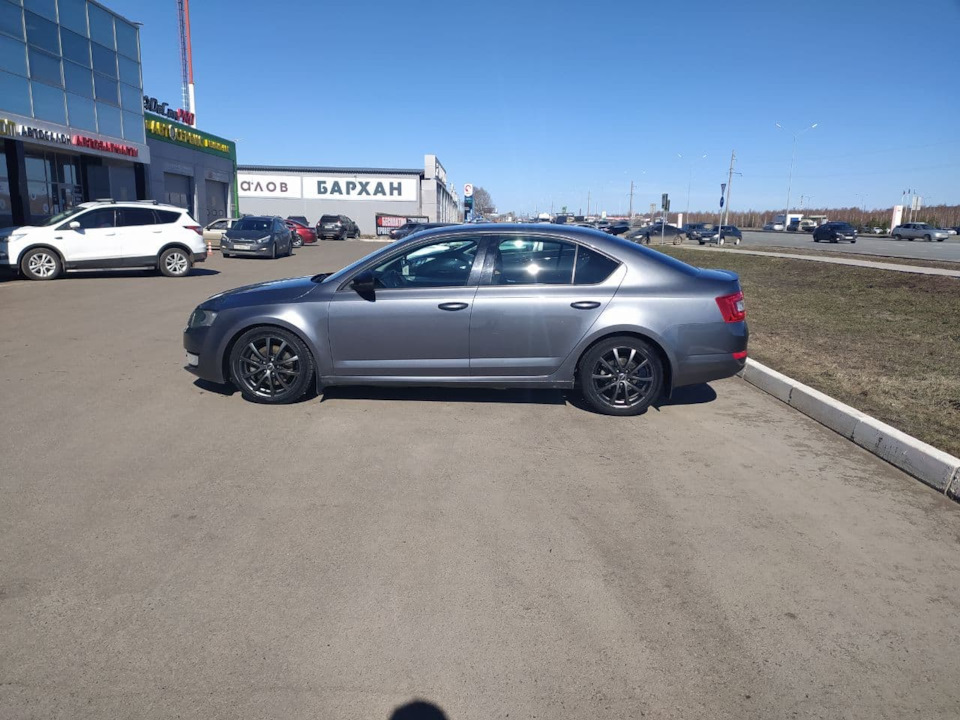 Установка eibach — Skoda Octavia A7 Mk3, 1,8 л, 2015 года | тюнинг | DRIVE2