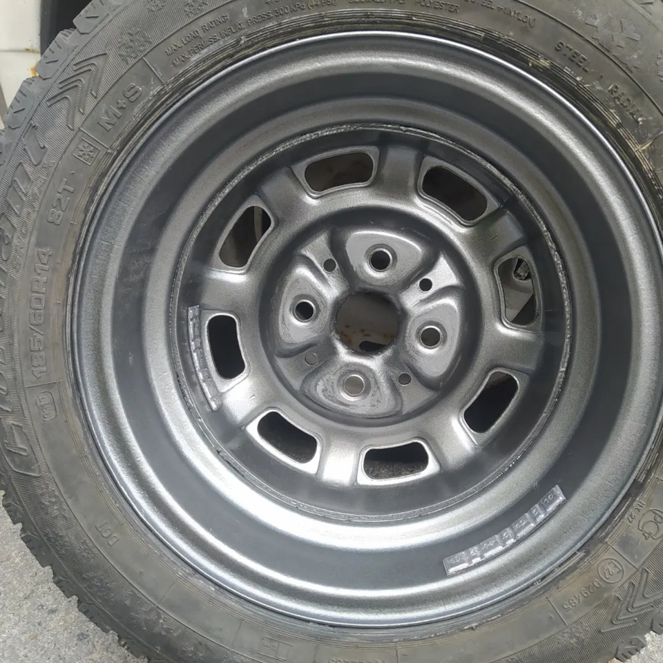 Покраска дисков. — Москвич 2141, 1,5 л, 1993 года | колёсные диски | DRIVE2