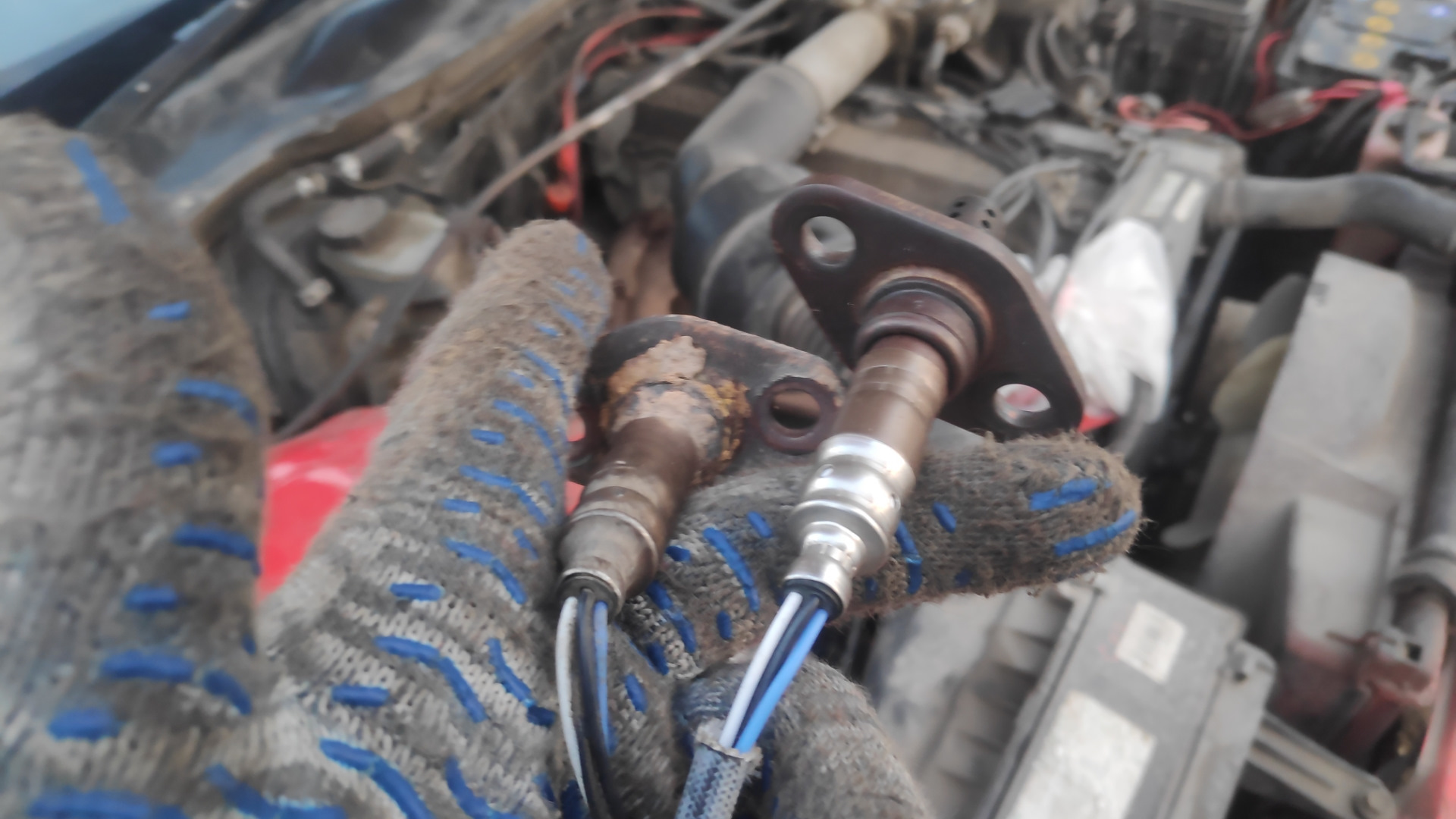 Замена датчика ОЖ пропали холостые обороты — Toyota Cresta (90), 2 л ...