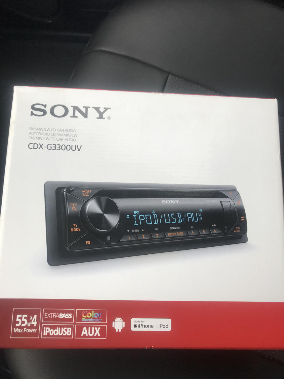 Окончательная магнитола Sony CDX-G3300U. — Mitsubishi Carisma, 1,6 л, 2001  года | автозвук | DRIVE2