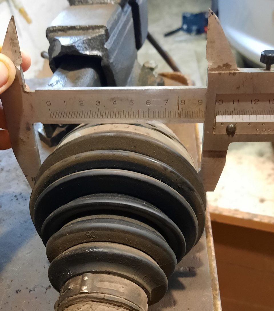 оригинал диаметр по шрусу через пыльник и хомут — Peugeot 607