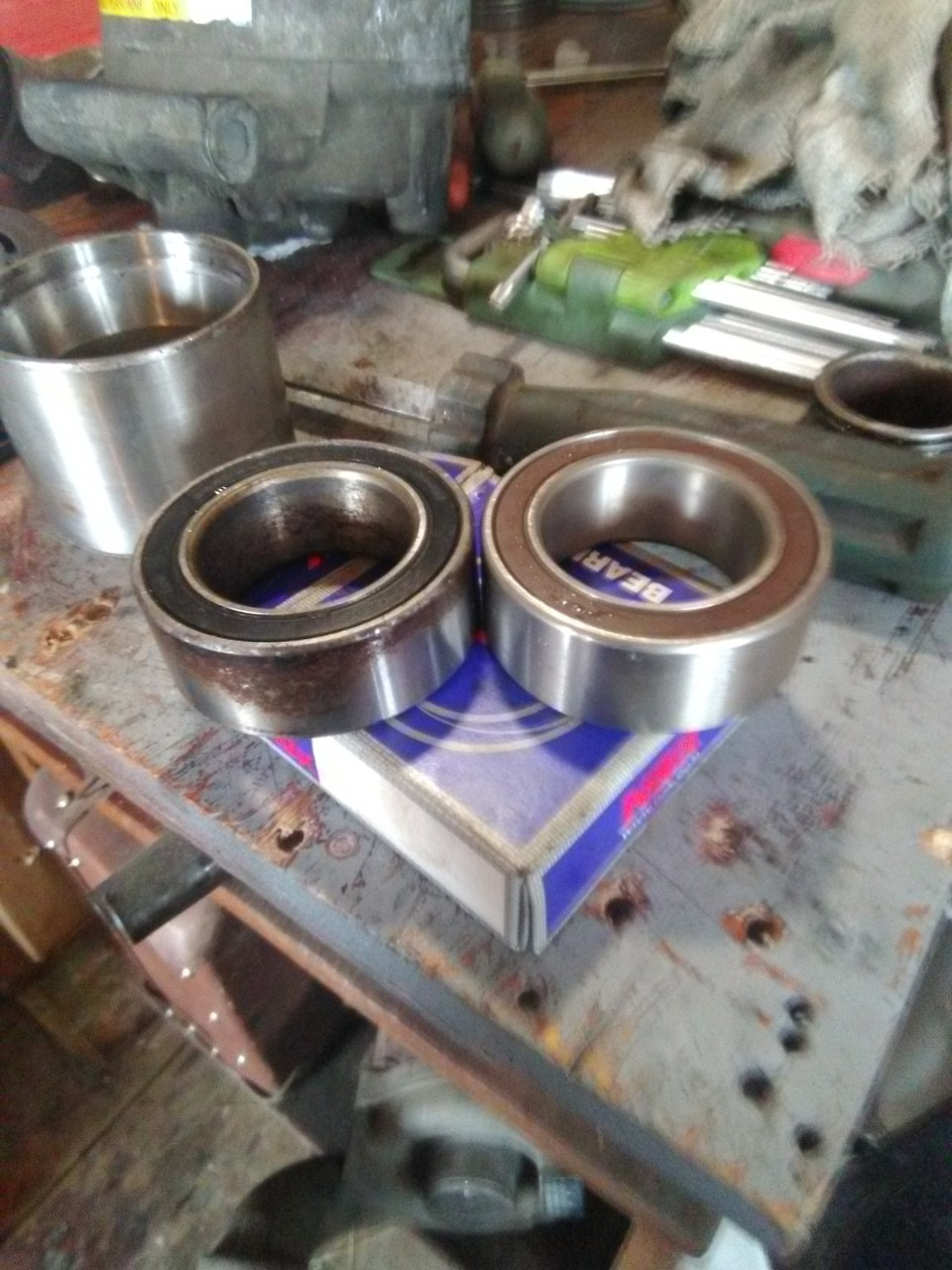 Замена подшипника шкива компрессора кондиционера — DRIVE2