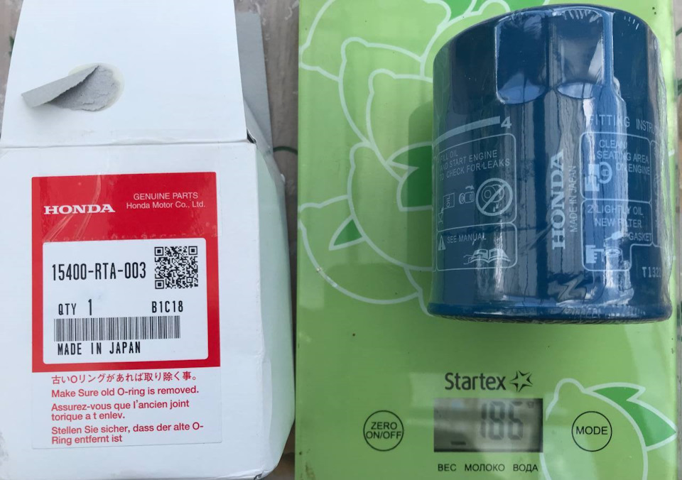 Как легко отличить подделку масляного фильтра Хонда 15400-RTA-003 ...