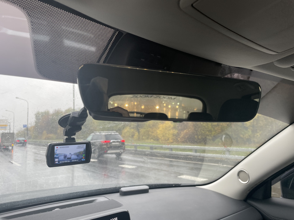 Оригинальное безрамочное зеркало салона — Mazda CX-5 (2G), 2,5 л, 2019 ...