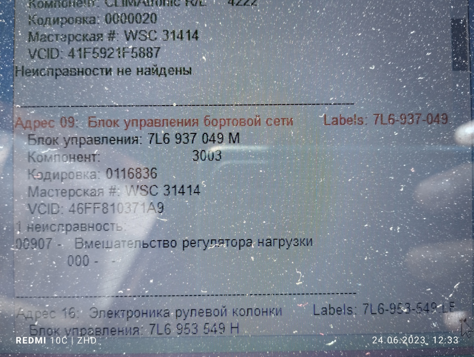 7L6953549H Переключатель подрулевой Volkswagen Touareg VAG | Запчасти ...