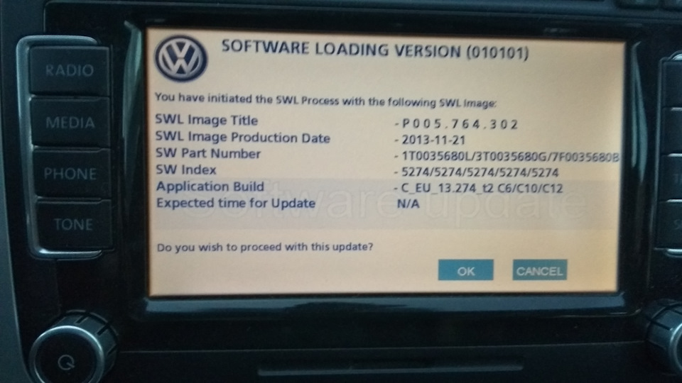 Обновление прошивки RNS-510 — Volkswagen Passat Variant (B6), 2 л, 2008 ...