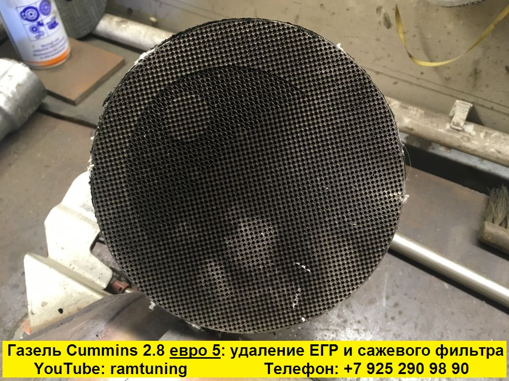Где находится сажевый фильтр на газели Газель 2.8 Cummins евро-5: удаление ЕГР, удаление сажевого фильтра, чистка впуск