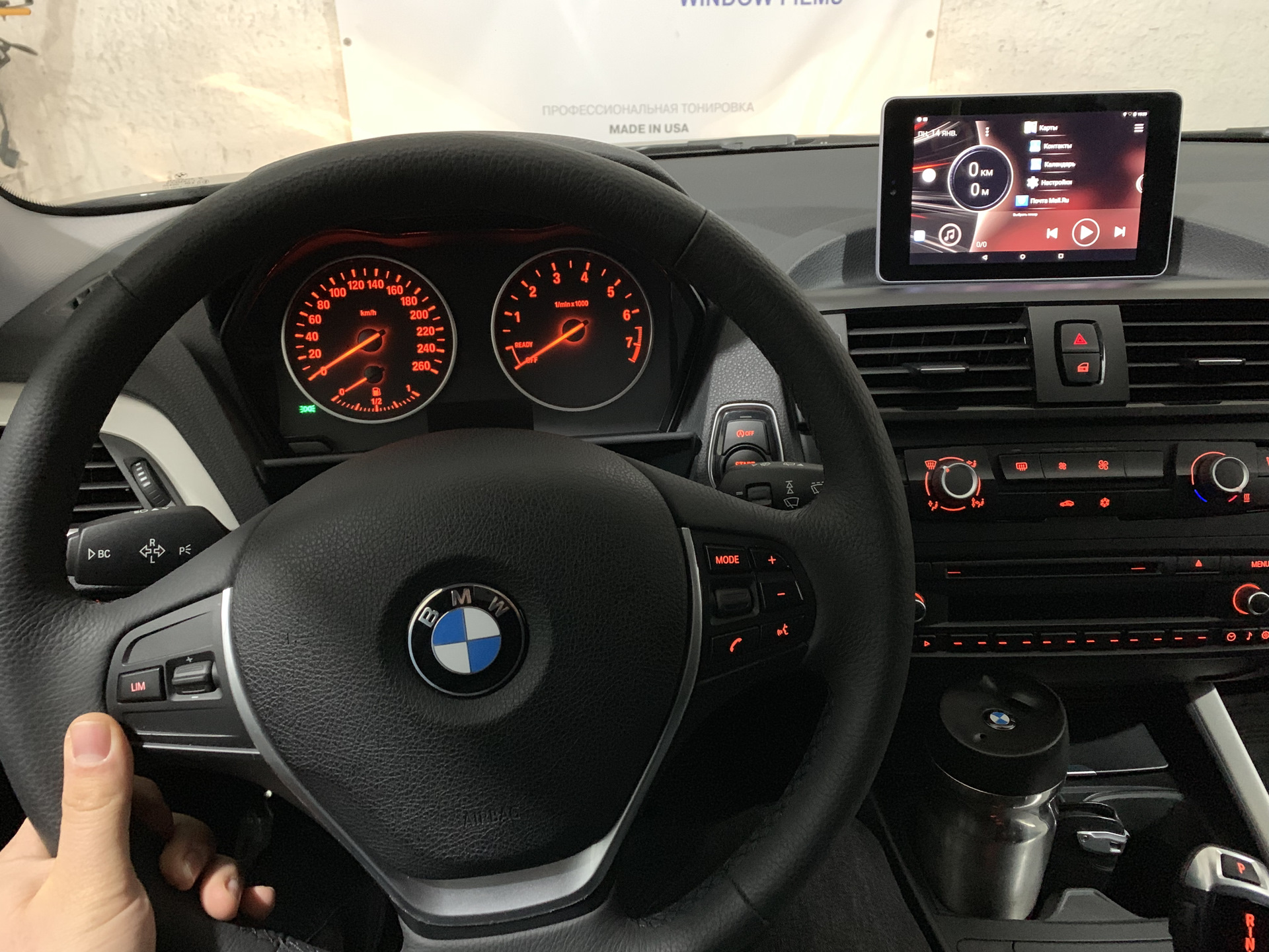 Установка монитора Андройд и кодирование авто — BMW 1 series (F20), 1,8 л,  2012 года | стайлинг | DRIVE2