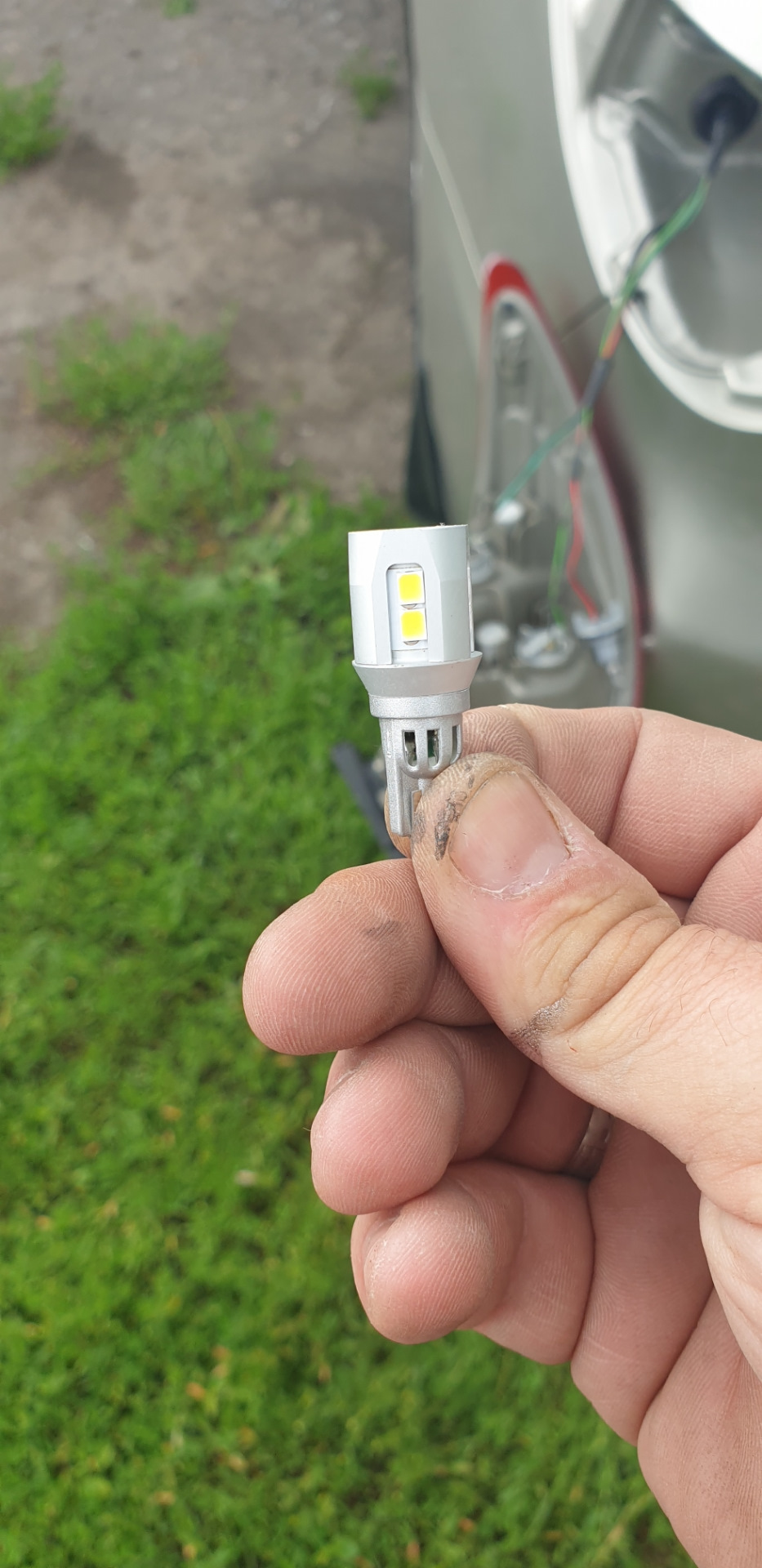 [16] LEDолизация огней ЗХ — Nissan Almera V (G11/15), 1,6 л, 2017 года ...