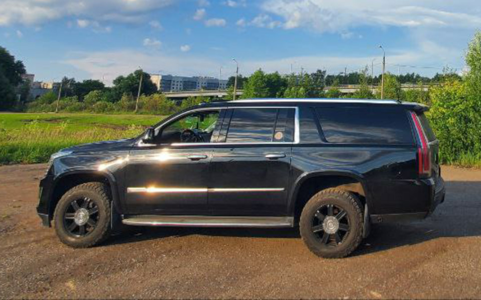 Лифт подвески и амортизаторы от ГАЗели)) — Cadillac Escalade (4G), 6,2 ...