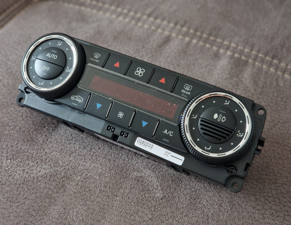Блок климата с купе W203, c экраном. — Mercedes-Benz C-Class (W203), 1 ...