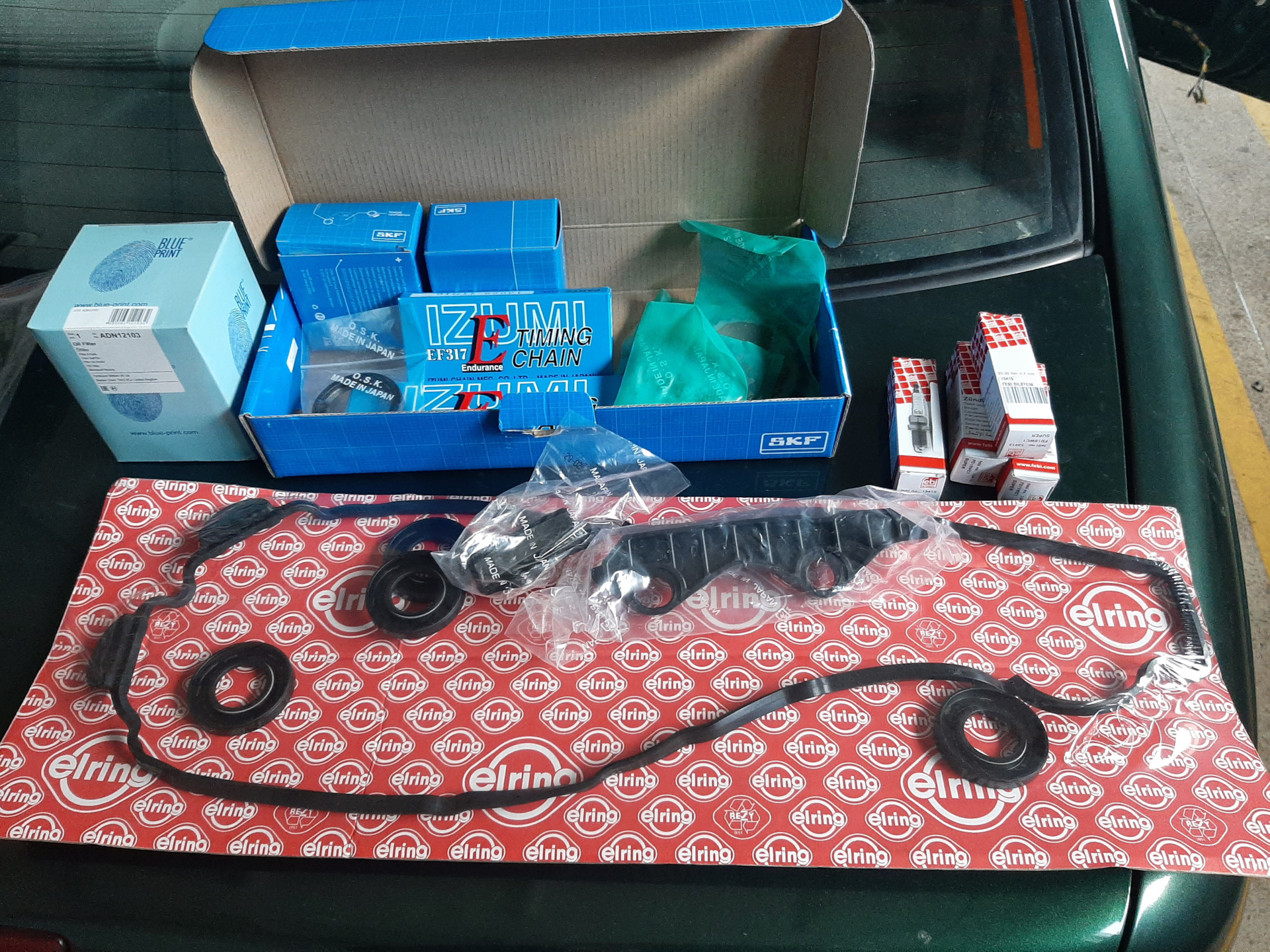 Замена цепи грм — Nissan Almera I (N15), 1,4 л, 1996 года | своими ...