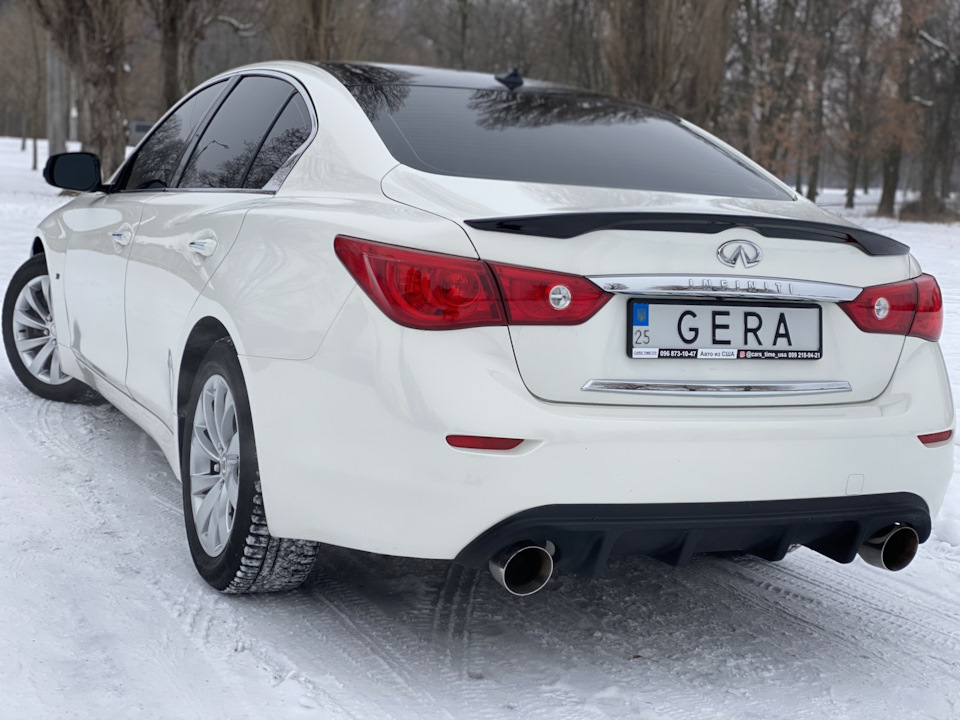 Диффузор на бампер — Infiniti q50, 3,7 л, 2014 года | стайлинг | DRIVE2