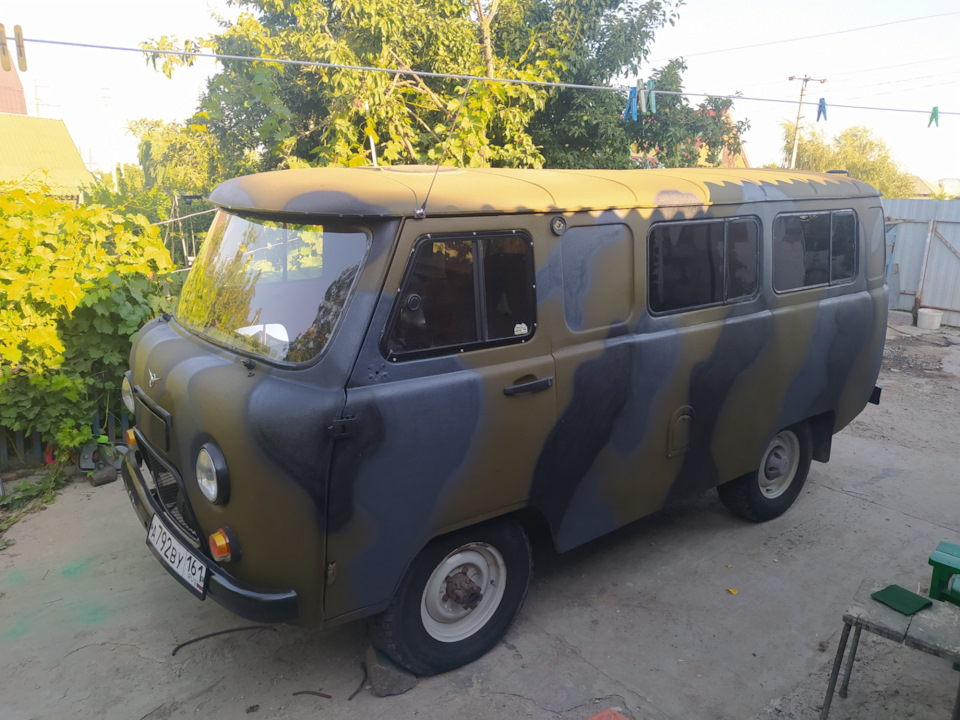 Дурная голова рукам покоя не даёт (камуфляж) — УАЗ 3962, 2,4 л, 1995 ...