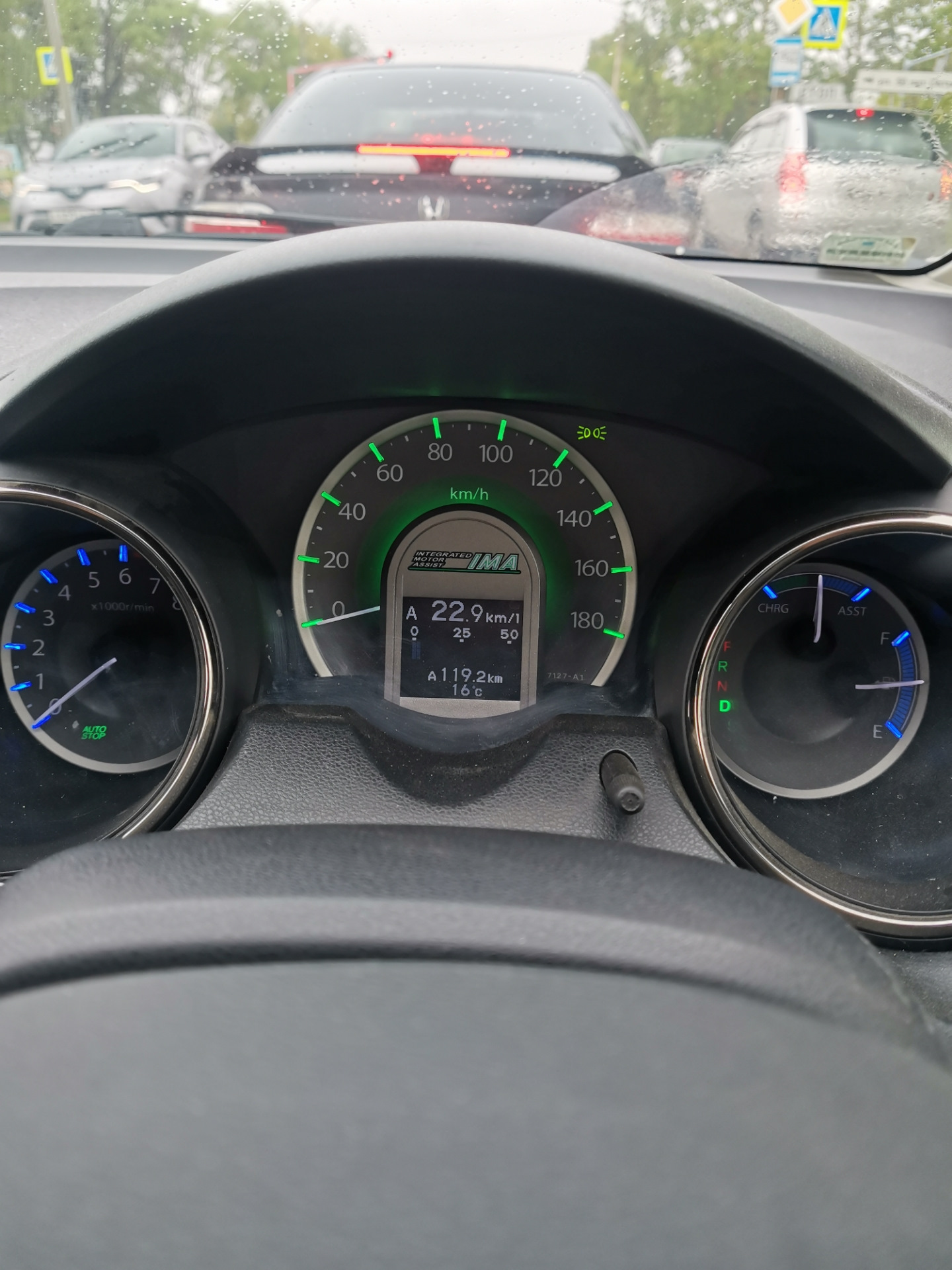 Расход бензина по трассе — Honda Fit Shuttle (1G), 1,3 л, 2011 года ...