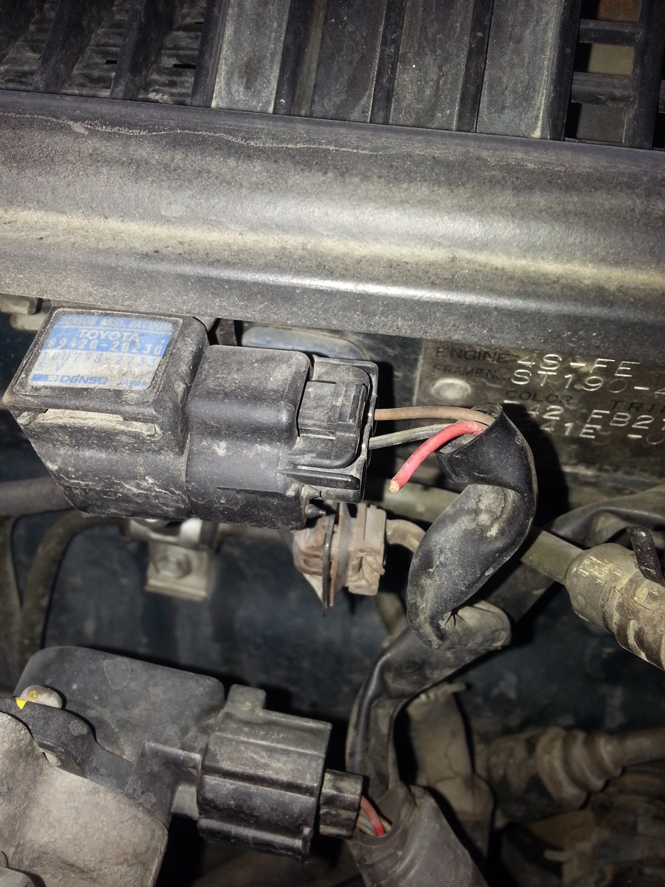 Датчик абсолютного давления (P0105, P0106) — Toyota Ipsum (10), 2 л ...