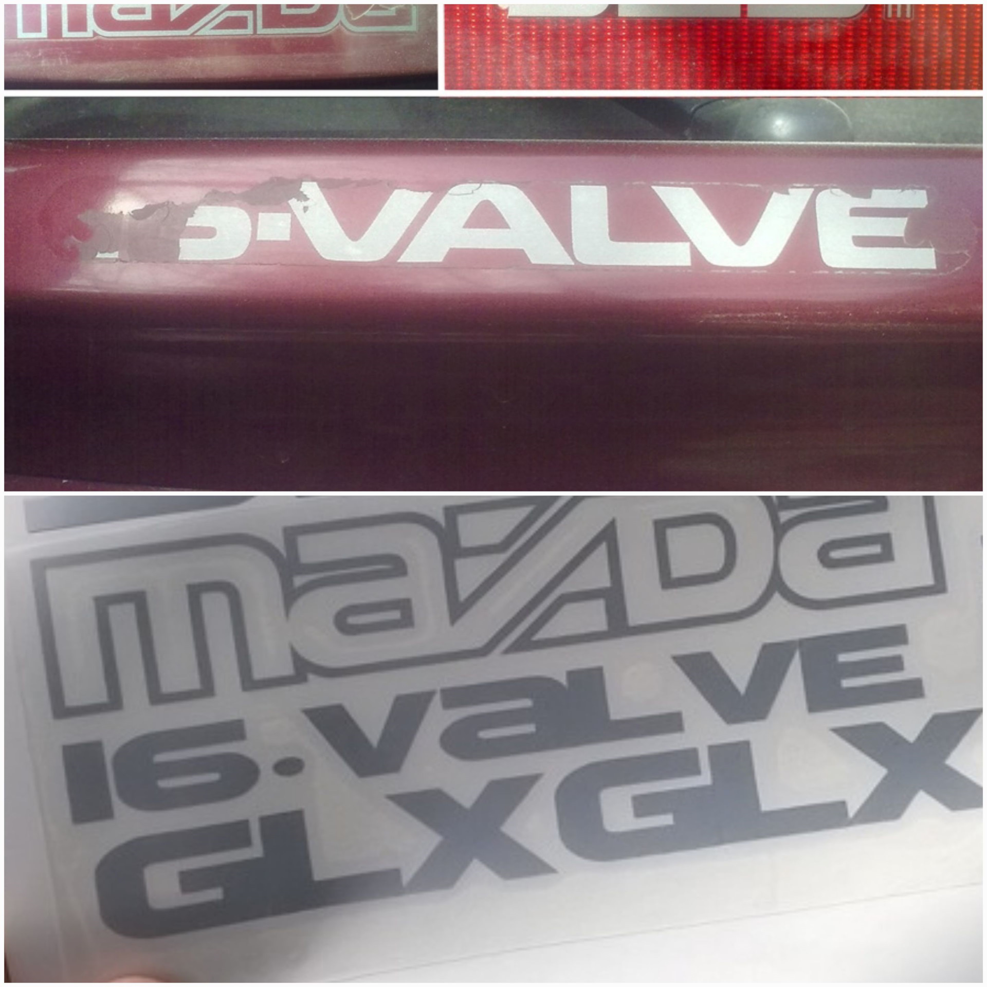 Наклейки 323f bg — Mazda 323 IV, 1,6 л, 1994 года | аксессуары | DRIVE2