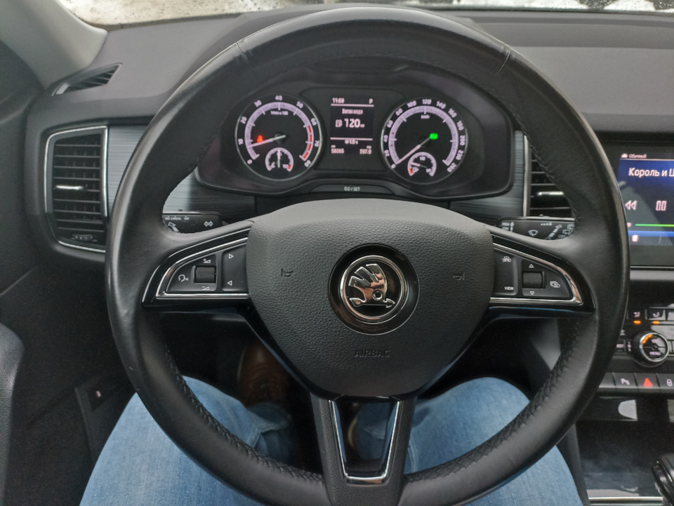 Решение с восстановление кожи на руле — Skoda Kodiaq, 1,4 л, 2019 года ...